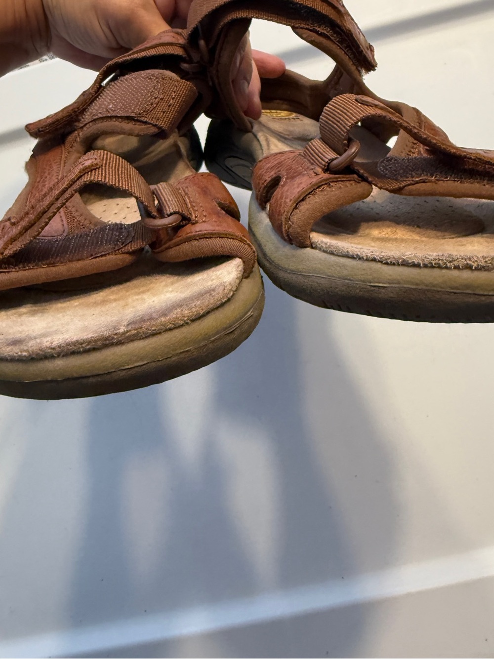 Earth Spirit Adelaide Brown Leather Casual Strap Leather Sandals Womens 8.5 - Picture 7 of 11